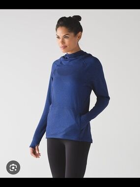 Lululemon Ready To Rulu 6 Navy Blue Women's Pullover Hoodie Sweatshirt